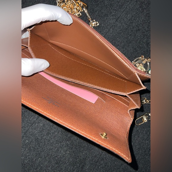 ✅AUTHENTIC LV ACCORDION LONG WALLET LOUIS VUITTON - Picture 13 of 14